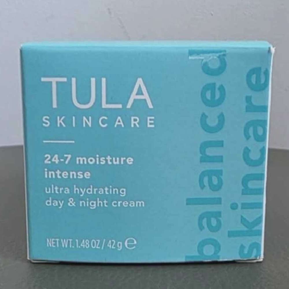 Tula Skincare 24-7 Moisture Intense Cream - Aqua Blue Box